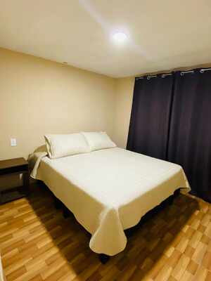 Dormitorio de la Cabaña de Carola en el pueblo de Puclaro, Valle de Elqui
