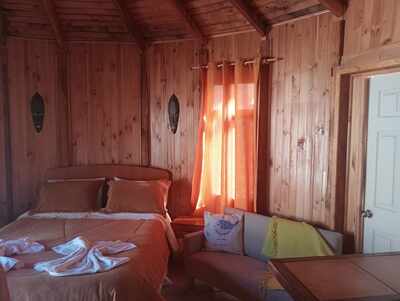 Cabaña Juan Carlos López - dormitorio